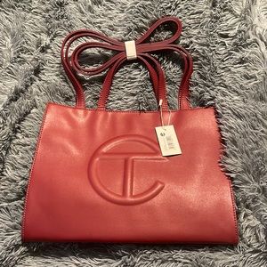 Oxblood Telfar Medium Shopping Bag